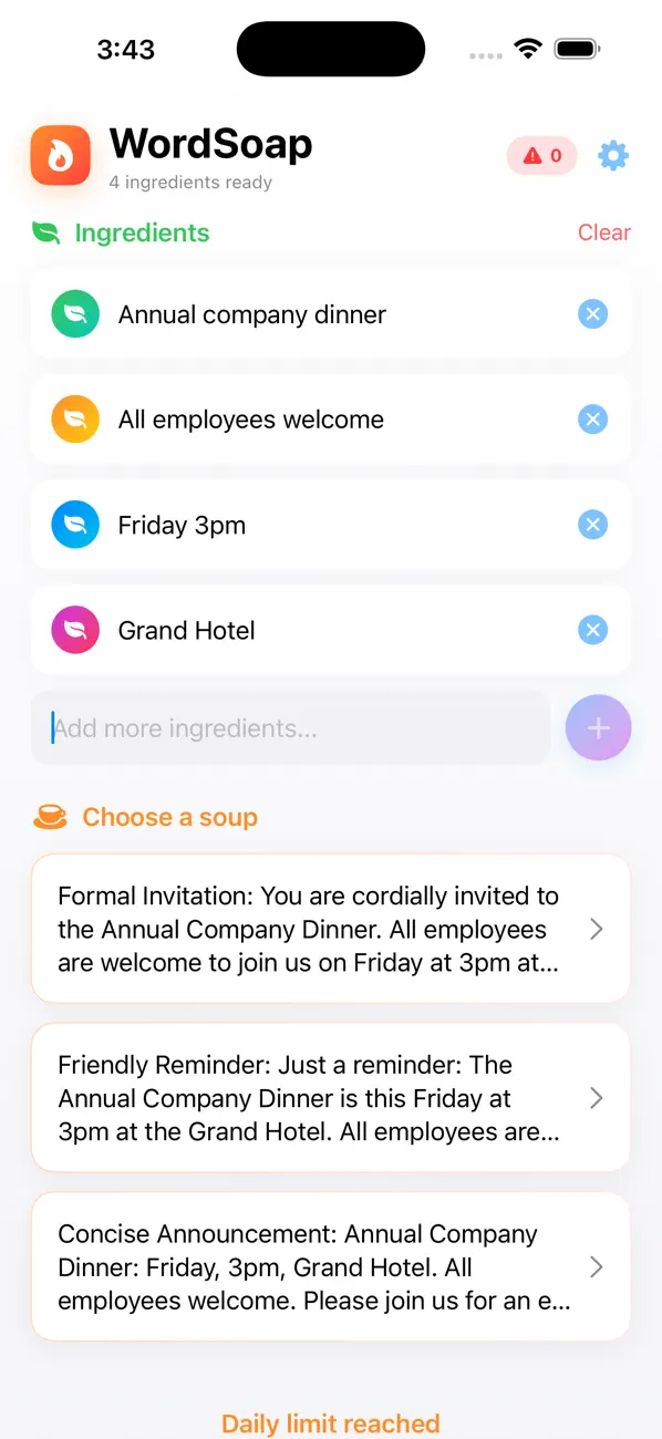 Screenshot #2 pour WordSoap