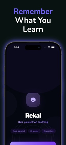 Rekal - AI Study Buddy Quiz screenshot