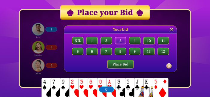 Spades Match - Card Game