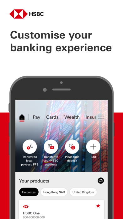 Screenshot #1 pour HSBC HK Mobile Banking