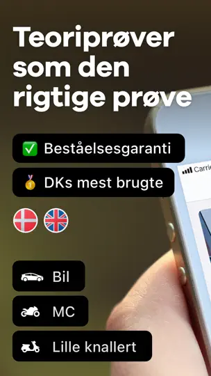 Teorikortet: Bestå Teoriprøven iPhone-skjermbilde 1