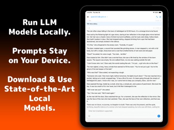 Endemic: Local On-Device AI iPad screenshot