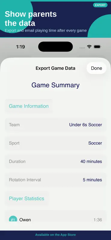 Easy Sport Sub Tracking screenshot 3 of 7