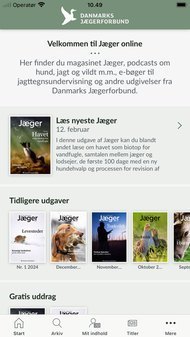 Magasinet Jæger Screenshot