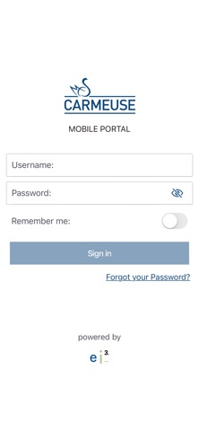 Carmeuse Mobile portal screenshot