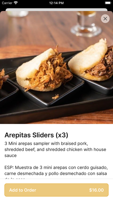 Arepas Latin Cuisine iPhone screenshot 4 - Food & Drink app