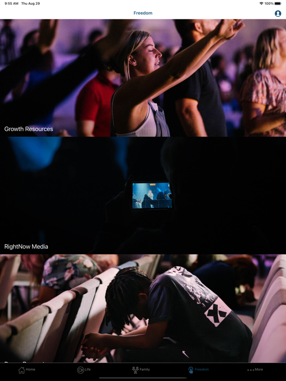 Cross Church Atlanta iPad screenshot 5 - Lifestyle app