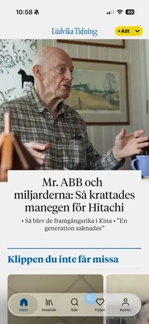 Nya Ludvika Tidning screenshot 2