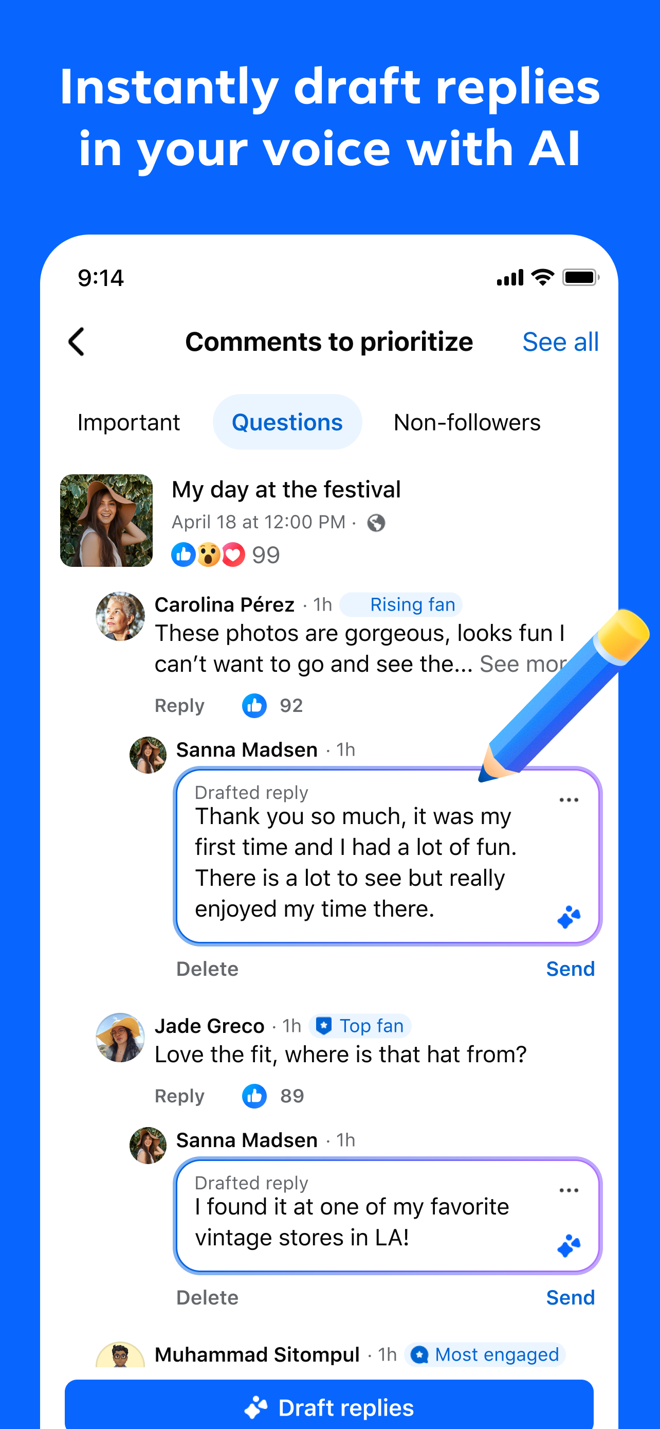 Facebook Creator Studio App Store screenshot
