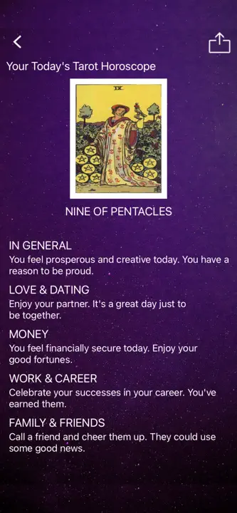 Daily Tarot Card & Astrology: Screenshot 8 von 8