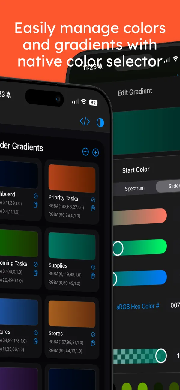 #4. SwatchStack (iOS) Által: Mikal Krall