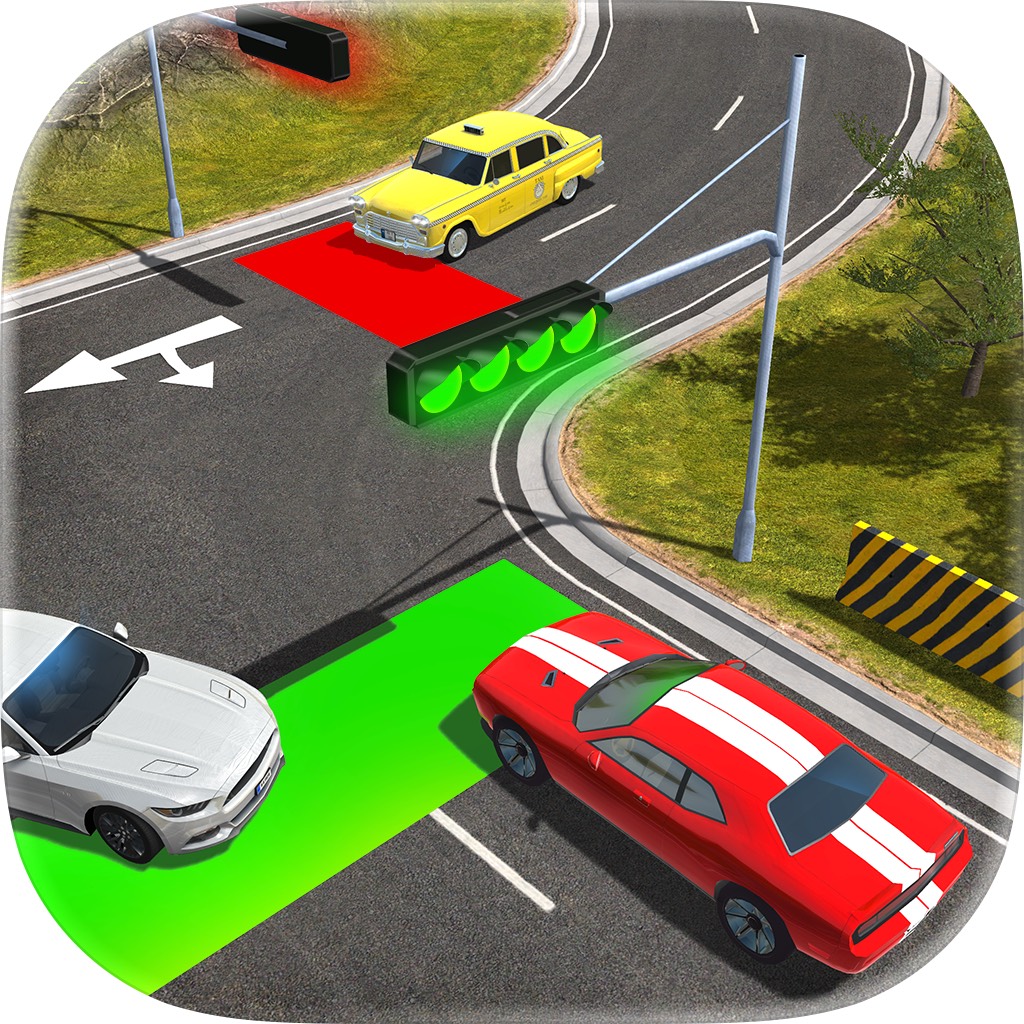 Apple App Store cover for Crazy Traffic Control