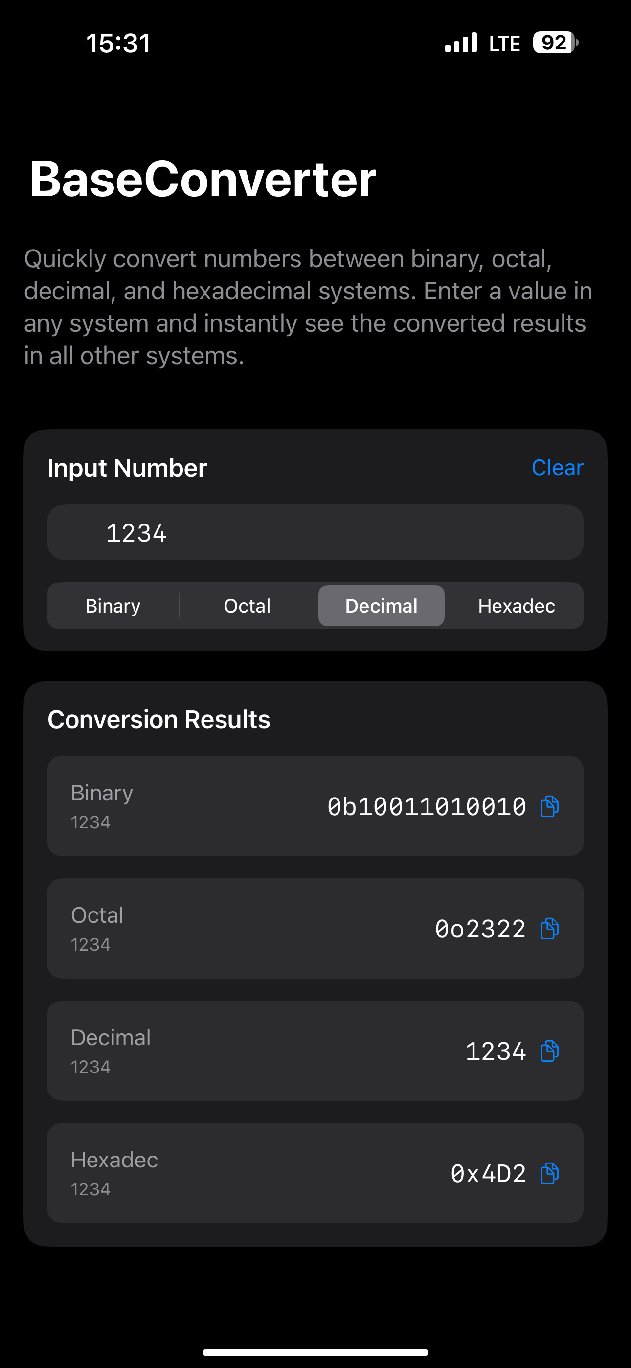 Converting: Numeral Formats