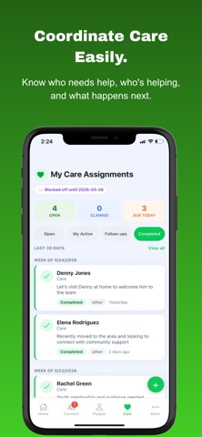CareHub by Volunteer U iPhone screenshot