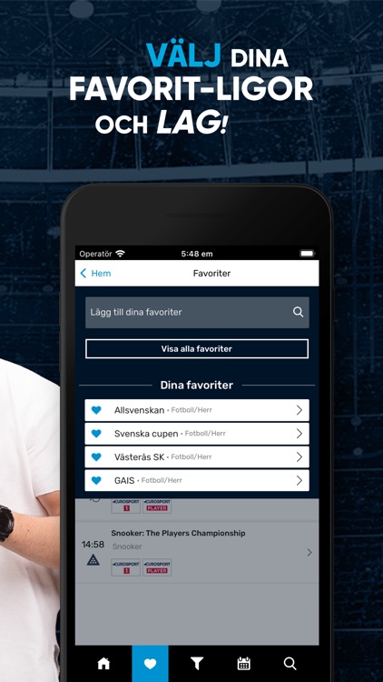 TVmatchen.nu - Sport på TV