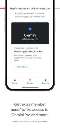 Google One screenshot 4