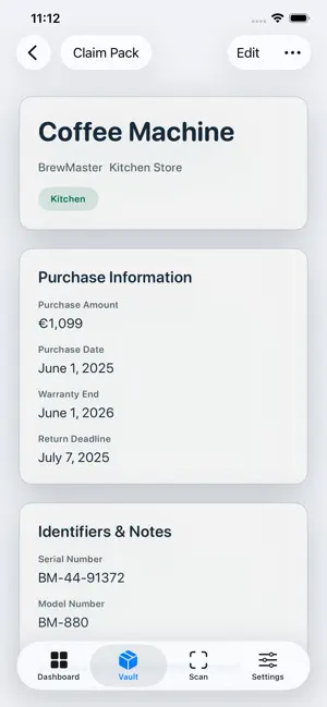 Cairnly: Receipt Vault screenshot 3