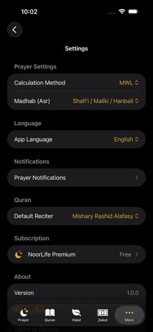NoorLife: Prayer Times & Quran iPhone screenshot