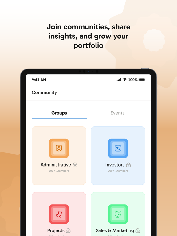 Wealth iPad screenshot 1 - Business app