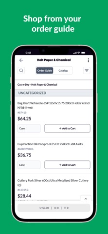 Holt Paper Co iPhone screenshot