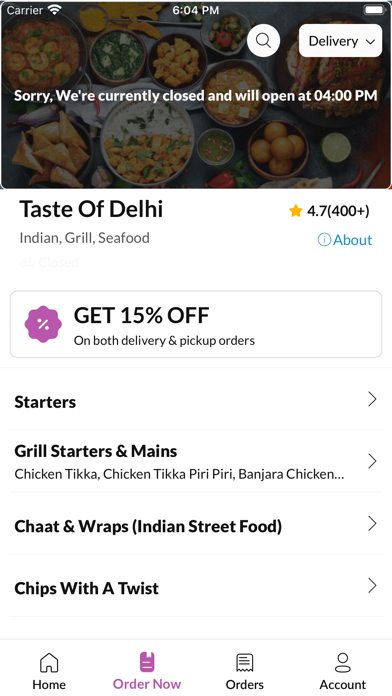 Taste Of Delhi Screenshot