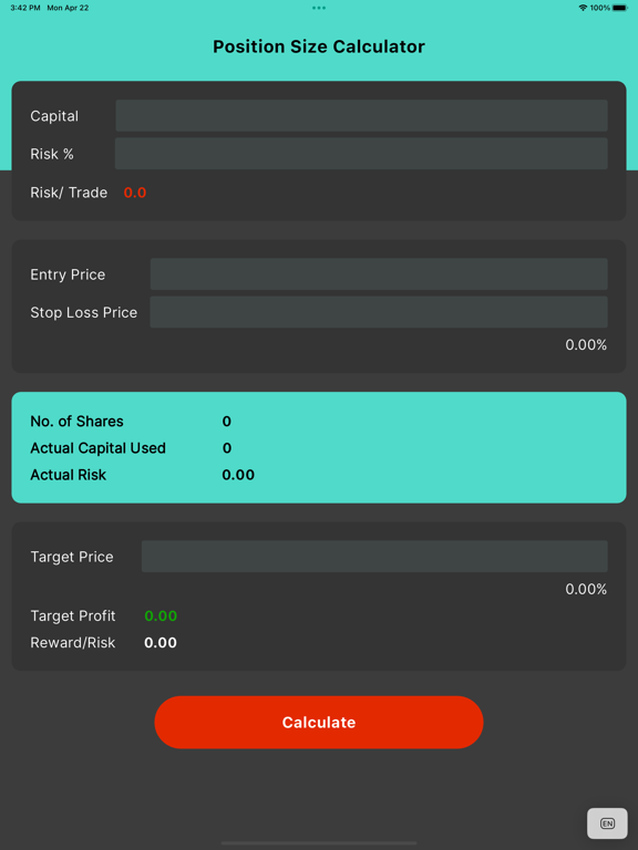 Screenshot #4 pour FX - Position Size Calculator