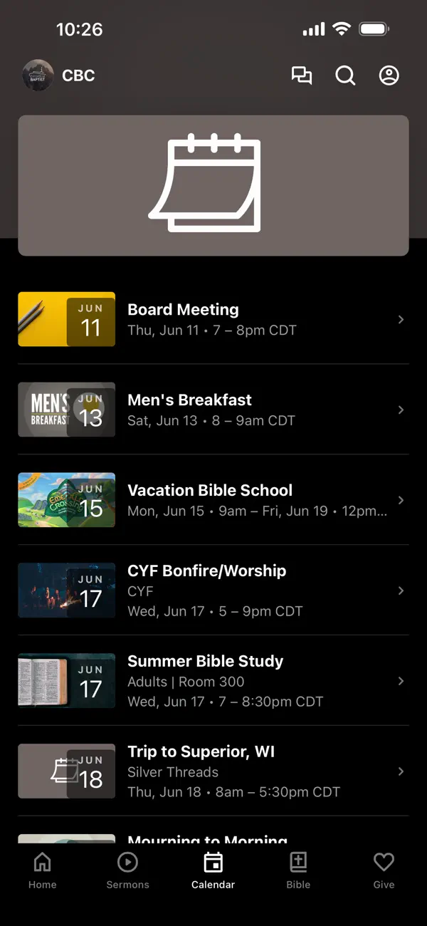 Screenshot #3 pour Chisholm Baptist Church