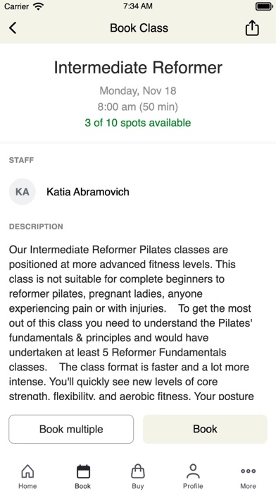 Collective Pilates Screenshot
