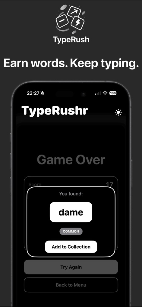 TypeRushr – Fast Typing Game - Games App | MWM