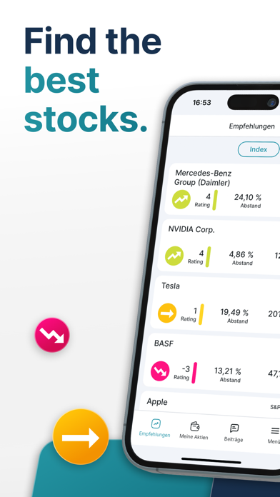 Finde Aktien: TransparentShare