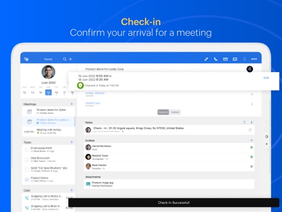Zoho CRM - Sales & Marketing iPad screenshot 8 - Business app