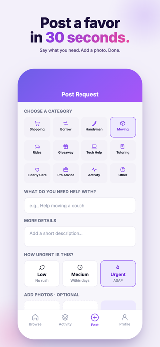 Helpy - Neighborly Help Screenshot 2 of 6