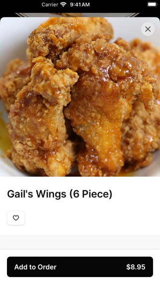 Gail's Soul Food To Go iPhone screenshot 4 - Food & Drink app