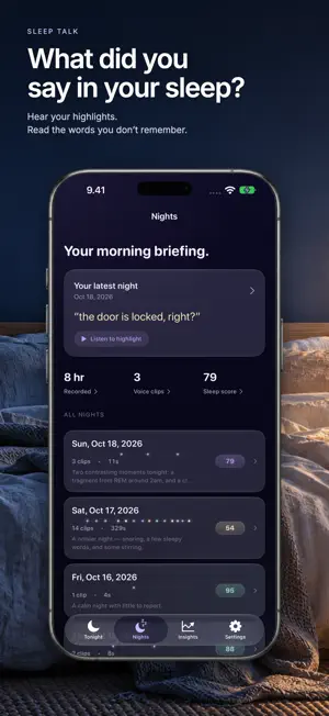 Sleep Talk Recorder & Snore screenshot 2