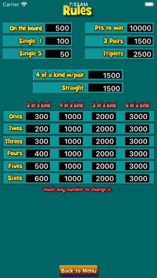 Original Farkle iPhone screenshot 7 - Games app