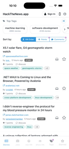 HackTheNews Screenshot 1 of 6