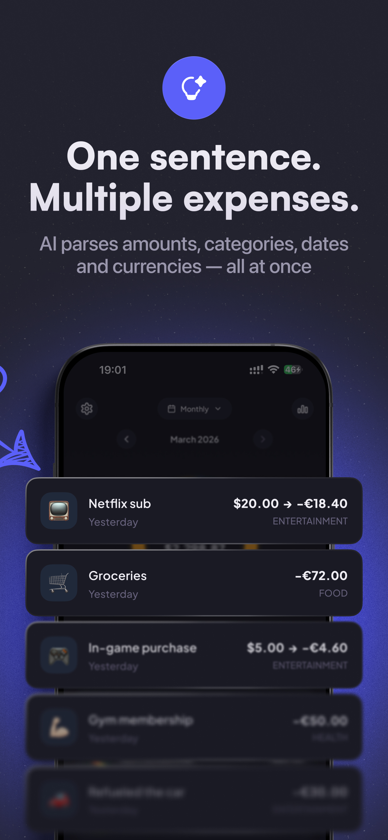 Sayve: Voice Expense Tracker screenshot 3