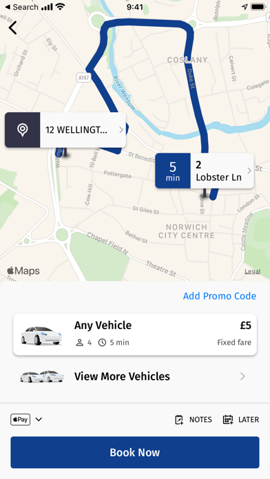 ABC Taxi Norwich Screenshot