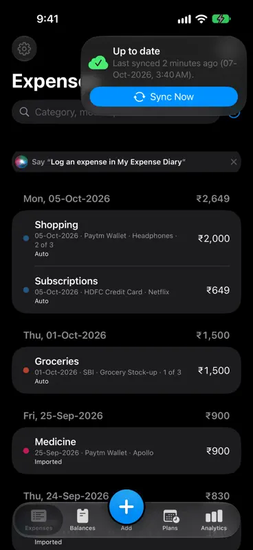 My Expense Diary screenshot 6 of 6