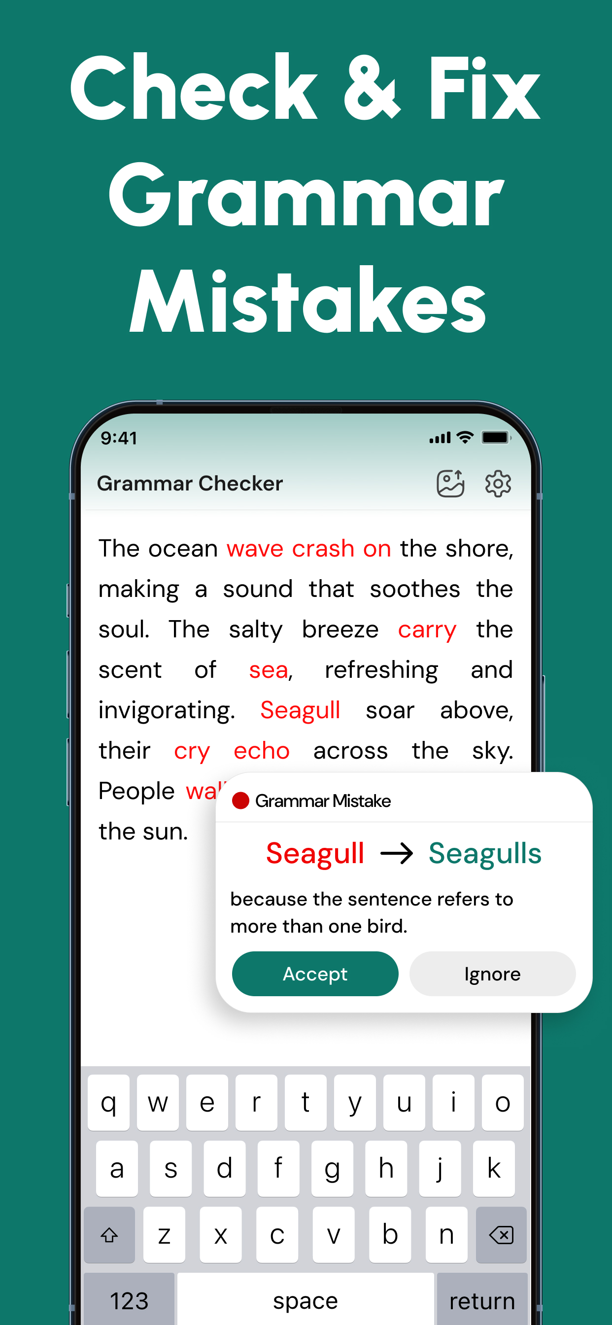 AI Grammar Check,Spell Checker