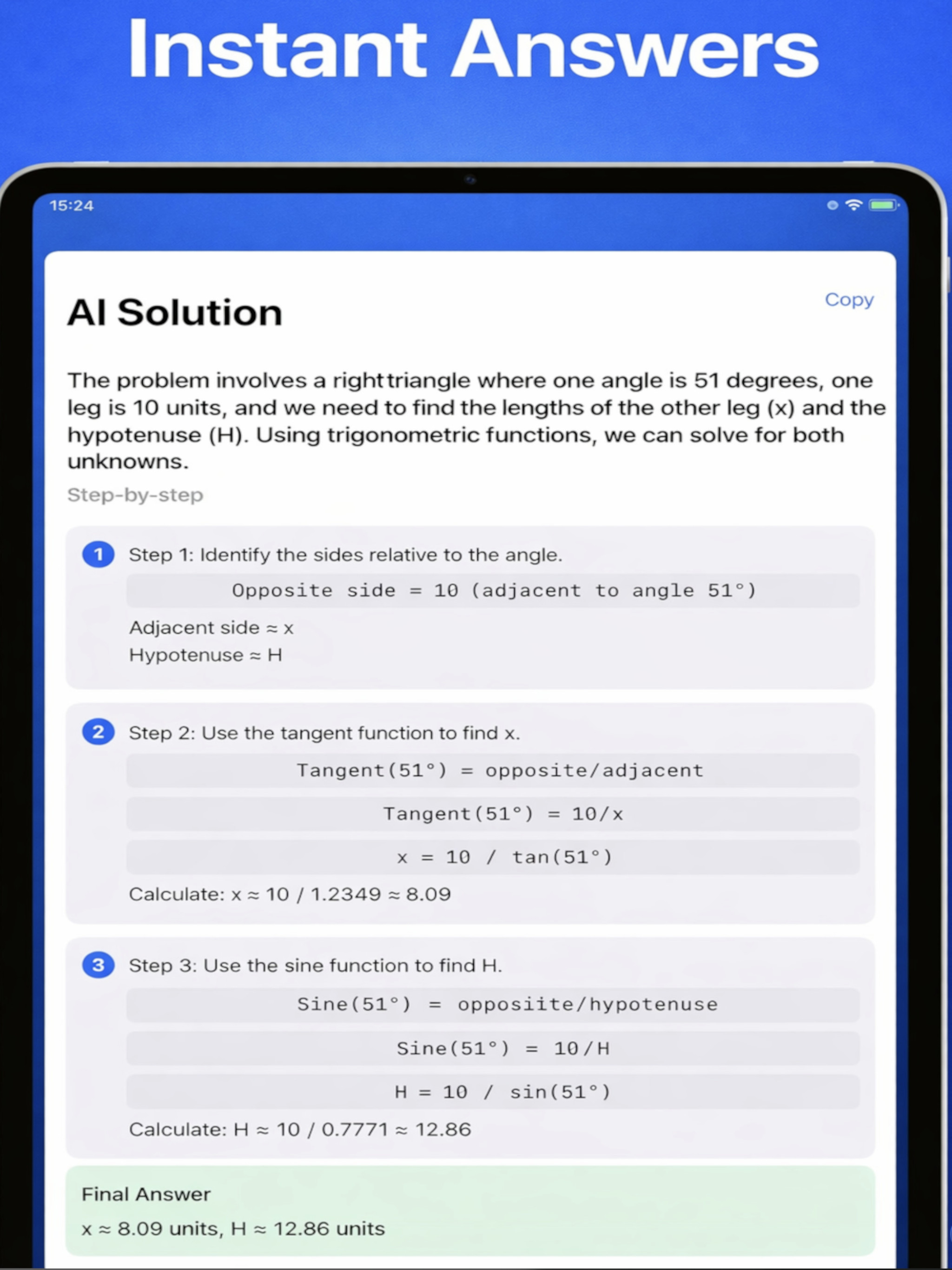 SolveFast - AI Homework Helper