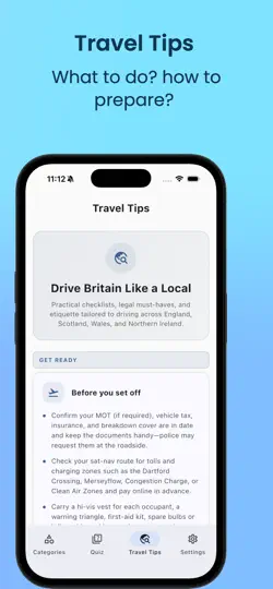UK Road Signs. iPhone Screenshot 5