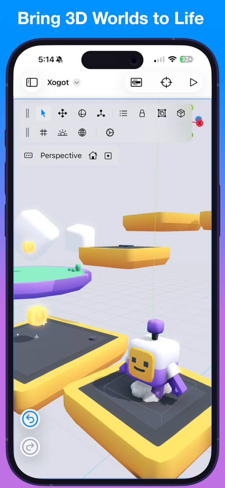 Xogot: Godot for iPad & iPhone screenshot 1