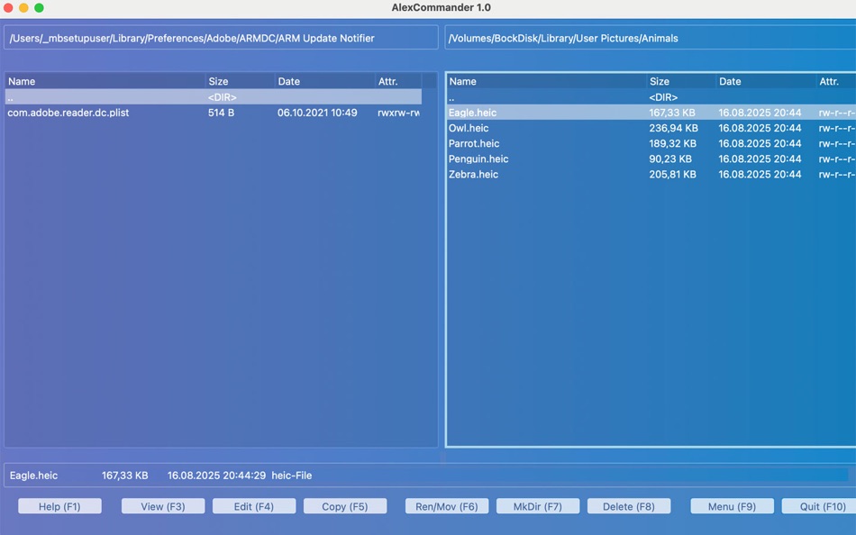 #2. Alex Commander (macOS) di: UNConnect Internet Group OU