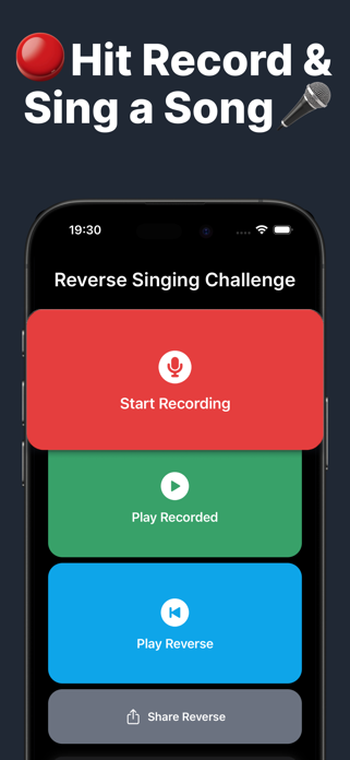 Reverse Audio: SingBack Screenshot 2 of 5