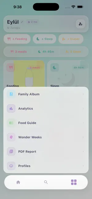 Minimi - Baby Tracker screenshot 3