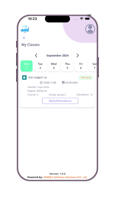 App screenshot