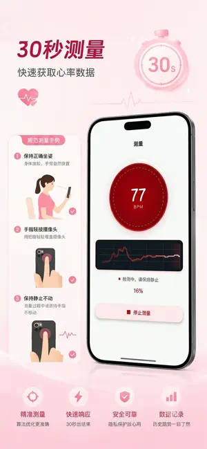 心率管家 - 健康心率检测 screenshot 1