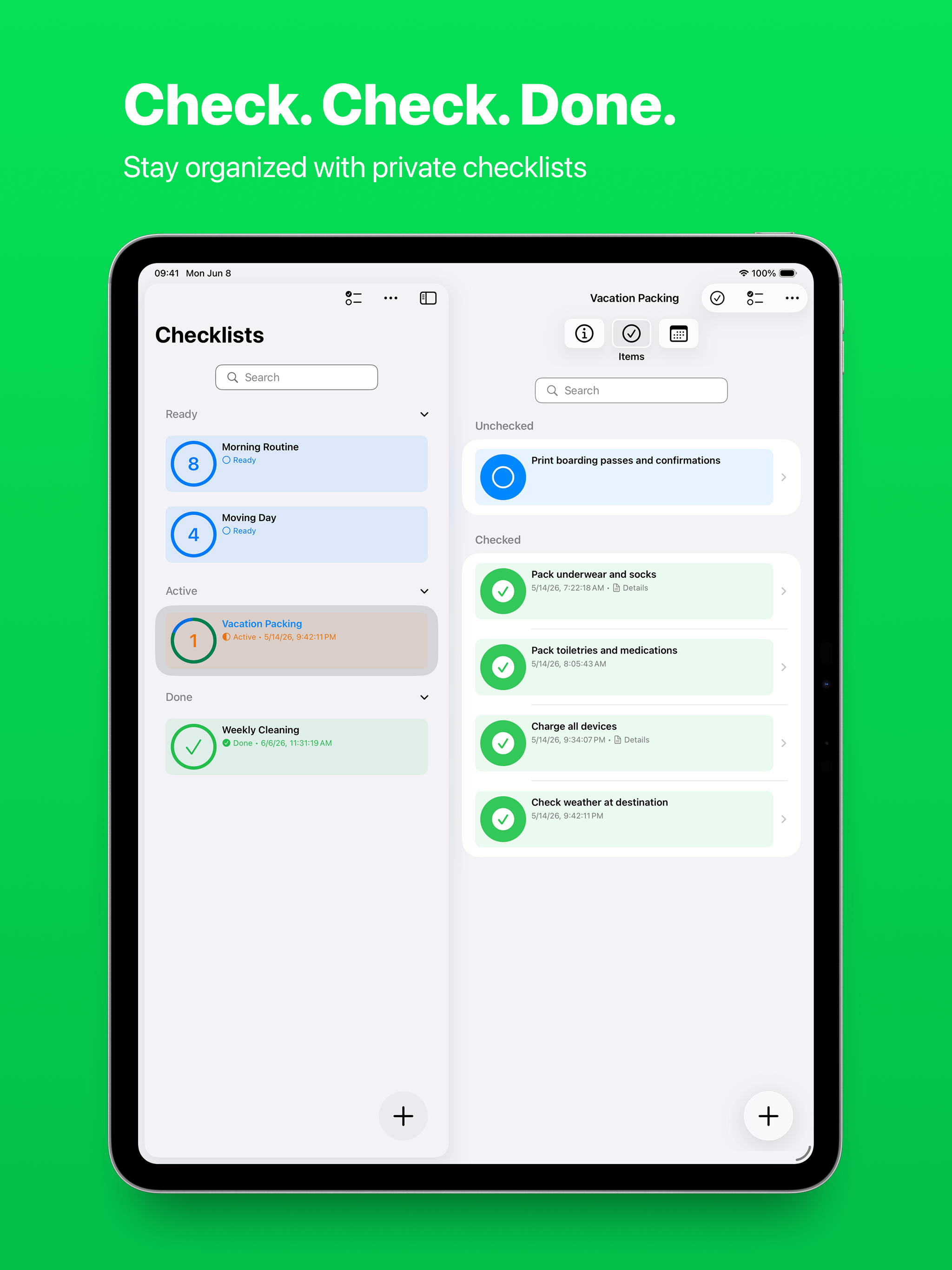 Checkomat: Private Checklists screenshot 13