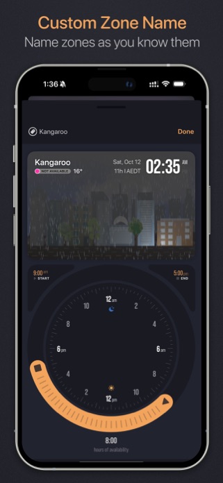 Zonium – Timezone Converter Screenshot 6 of 8